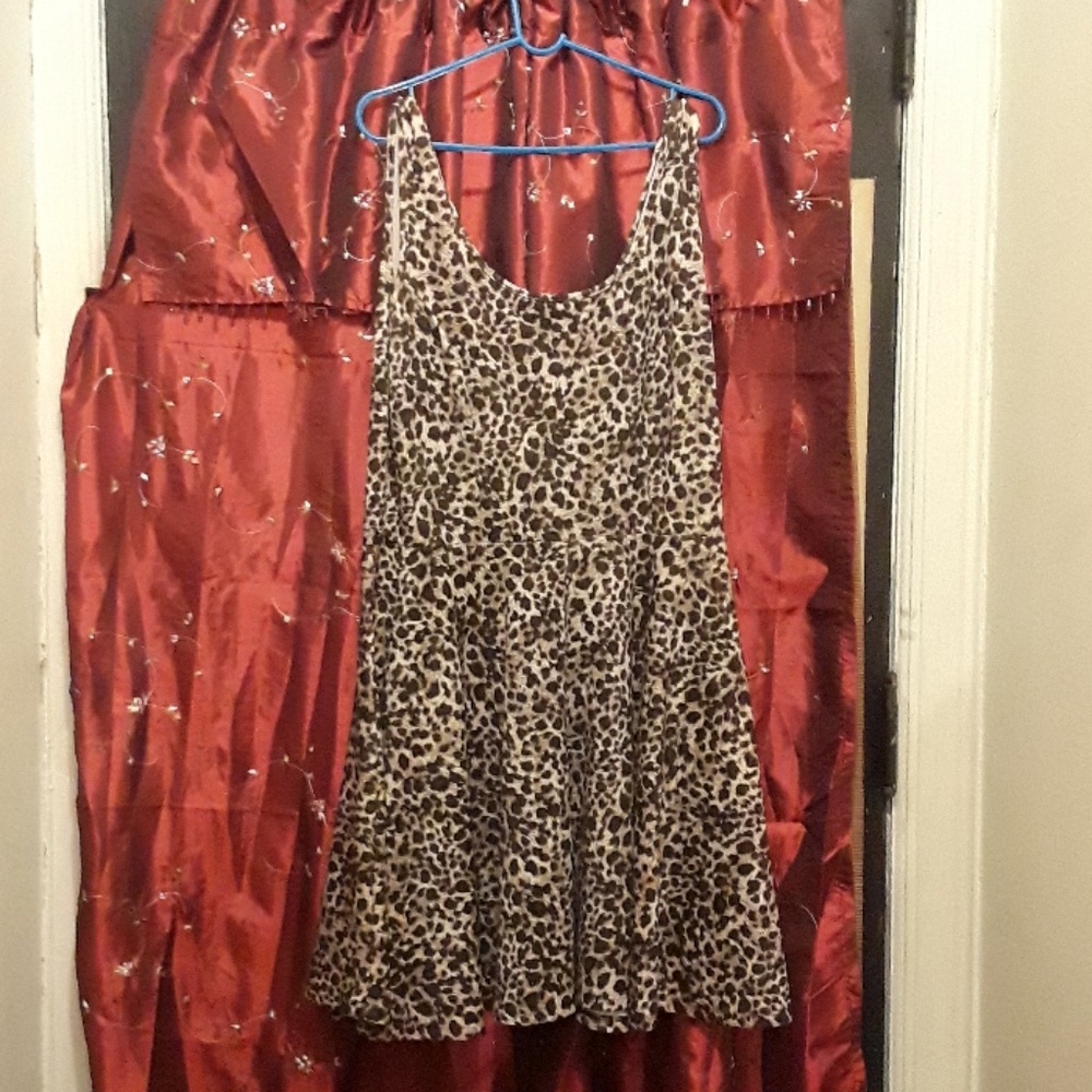 Animal print summer dress